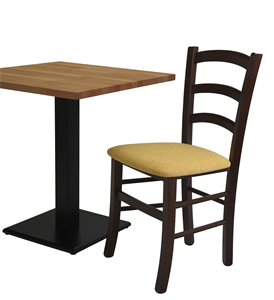 stůl restaurační a židle zátěžová Stefania SP web