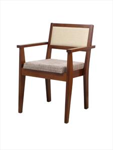 Gabriela P AL restaurační křeslo stohovatelné čalouněné, židle s područkami vhodná pro seniory, pečovatelské domy