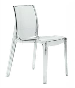 Erica, designová plastová jídelní židle, moderní kuchyňská židle