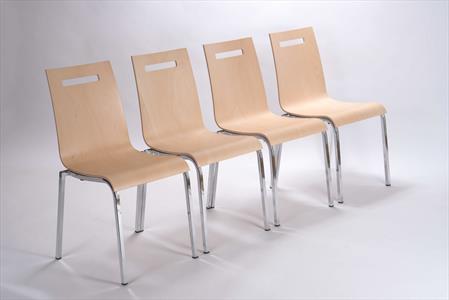 Stuhl für Wartebereiche, Kulturhaus, Roberta 1G, Ausstattung von Bistro, Cafe